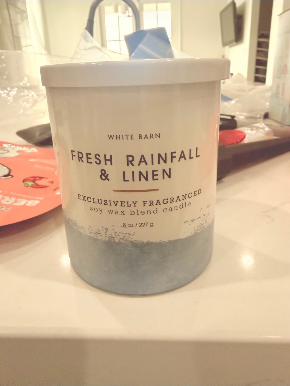 white barn fresh rainfall & linen